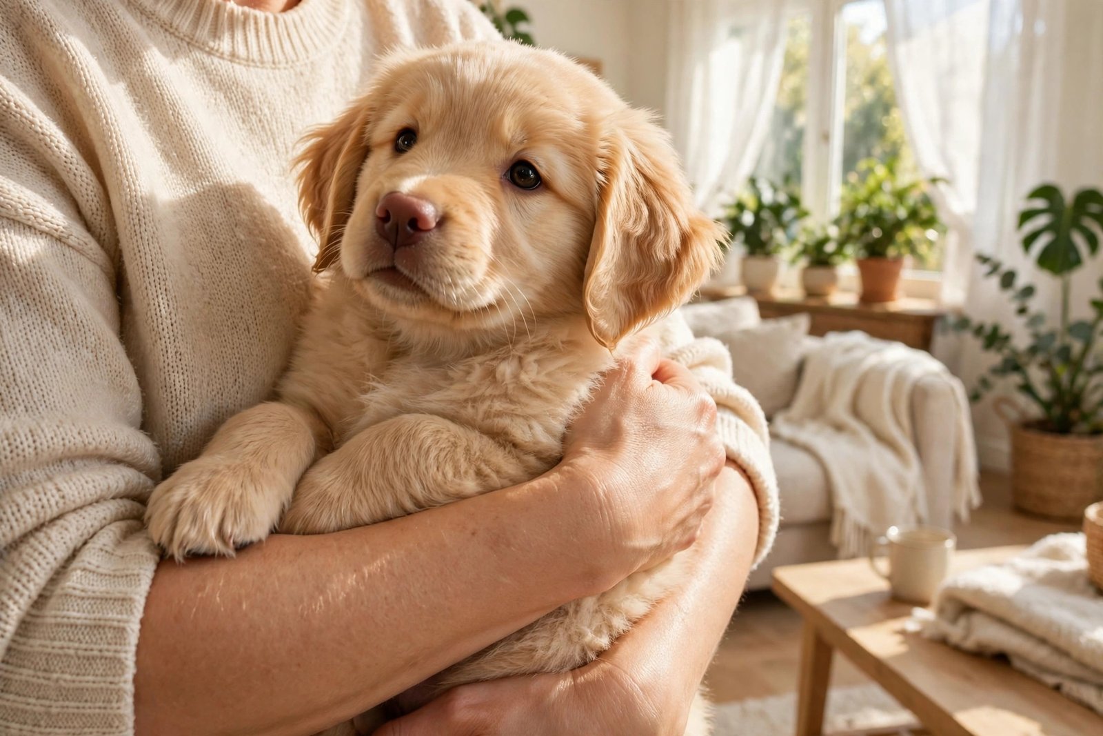 A New Beginning: How a Golden Retriever Puppy Named Fig Helped Heal a Grieving Family